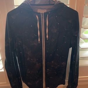 Women’s Galaxy print windbreaker